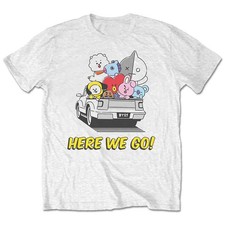 Image of BT21 Here We Go Logo T Shirt M