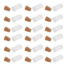 100 Pcs Decorative Sand Bottles for Wedding Christmas Wishing Glass Cork