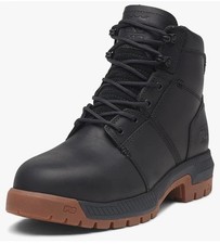Timberland PRO Montauk 6" Soft Toe Work Boot Black Tan Construction Men 8.5 NEW