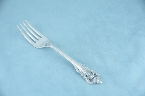 Wallace Grande Baroque Sterling Silver 6-1/2" Salad Fork No Monogram