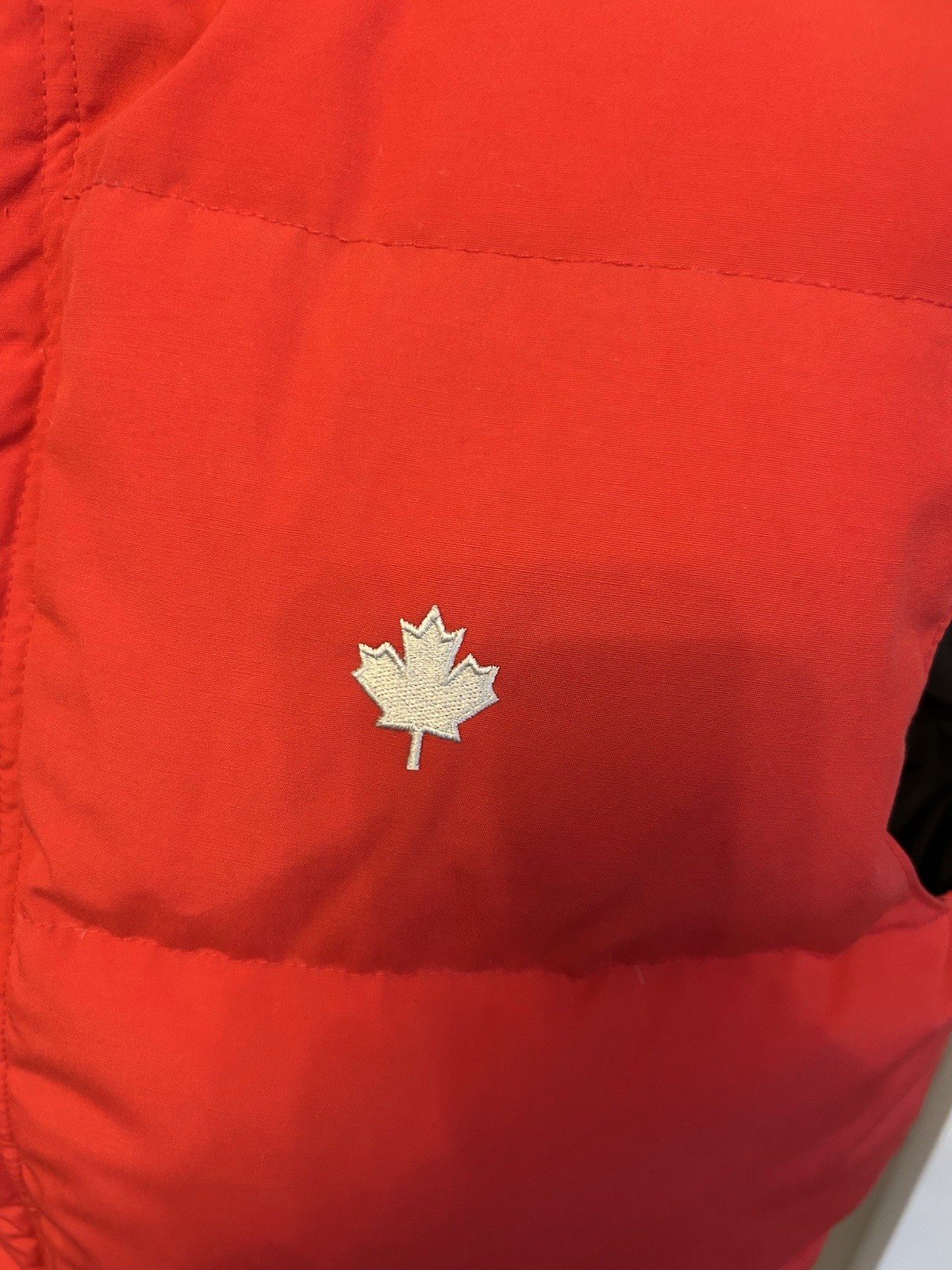Vintage Canada Goose 4125M Red Freestyle Crew Down Vest Gilet Large L thumbnail 3