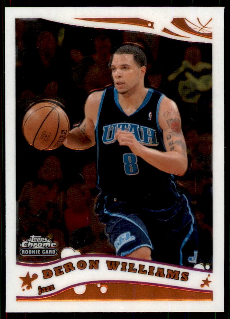 2005-06 Topps Chrome Deron Williams RC Utah Jazz #200