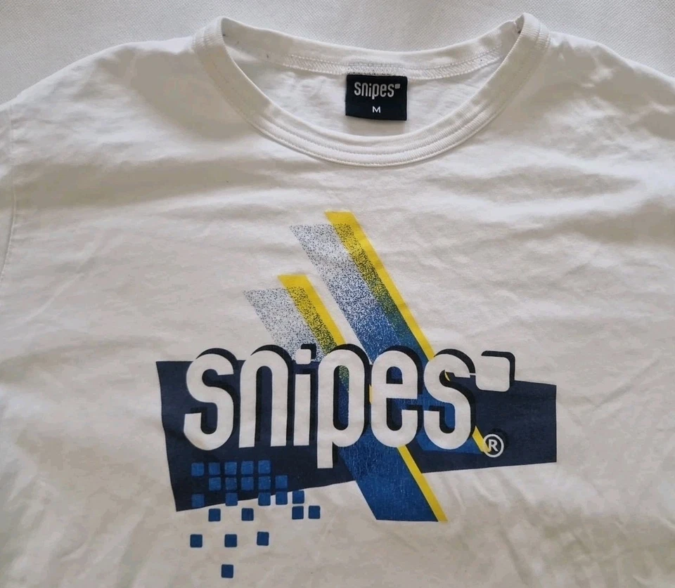 Snipes Herren T-Shirt / Gr. M / Regular Fit / Weiß / Top - Bild 3 von 4