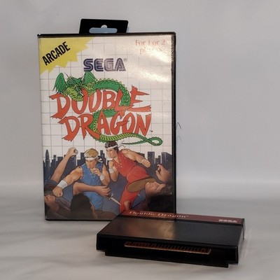 Double Dragon Arcade (Sega Master, 1988) for 1 or 2 Players Hardcase 