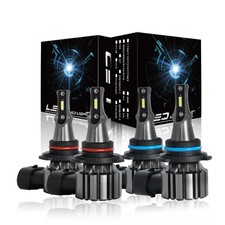 9005 9006 White Led Headlight Bulbs For Honda Accord 1997-2007 High Low Beam