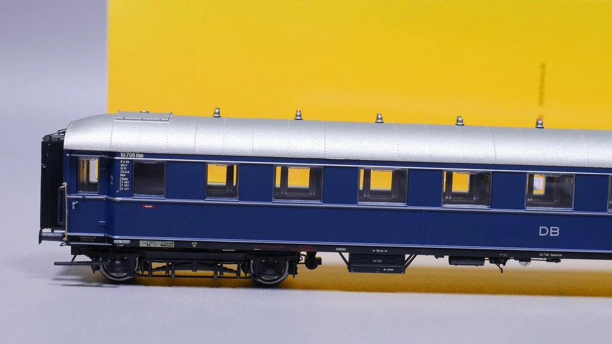 H0 DC Brawa 46411 F-Zug-Wagen B4üe10 706 Han DB OVP #ST_737
