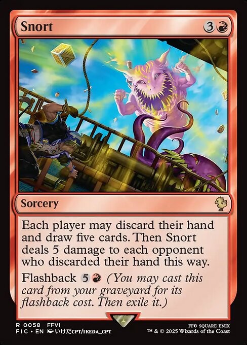 Snort 58 R Normal FIC MTG NM