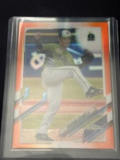 Yasuhiro Ogawa Orange /25 Topps Chrome 2021 NPB Swallows 小川泰弘