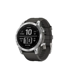 Garmin Fenix 7 Smartwatch - Silver with Graphite Band 010-02540-00