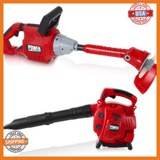 Arrowbash Kids Toy Gardening Tool Set: Leaf Blower  Weed Trimmer Realistic Soun