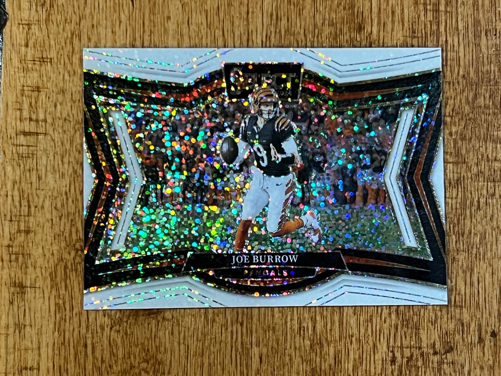 2024 Panini Select Joe Burrow Field White Sparkle #463 Bengals