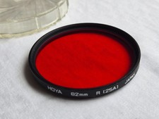 HOYA 62mm Red 25A Filter in Excellent Condition