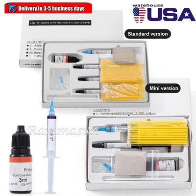 Dental Orthodontic Light Cure Bracket Braces Glue Bonding Resin/Etching Gel