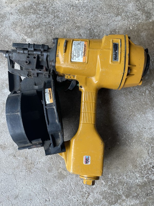 Stanley Bostitch N57C Pneumatic Coil Nailer 15° 16ga 100 PSI Yellow/Black
