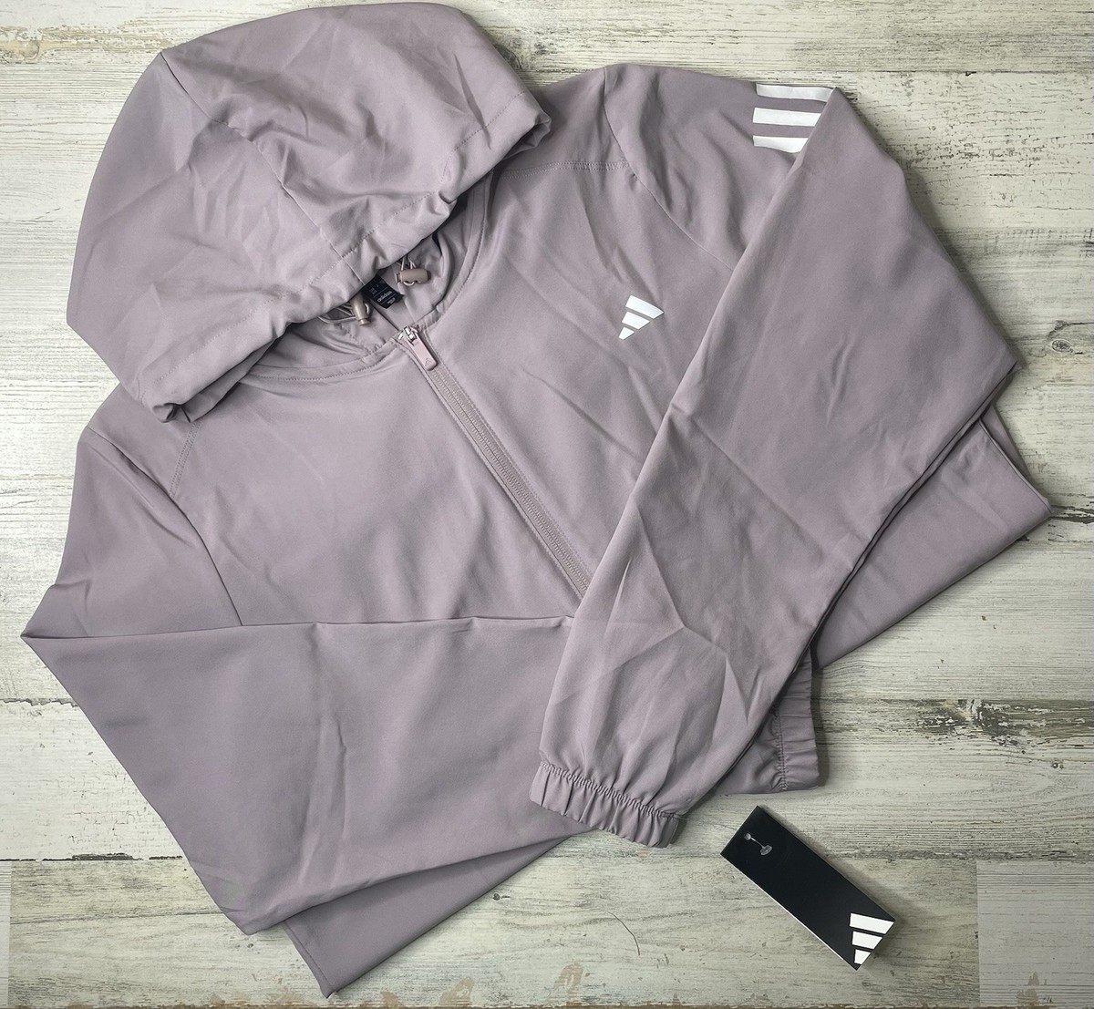 Adidas Womens Woven Golf Wind Jacket Windbreaker Medium ADVW0021