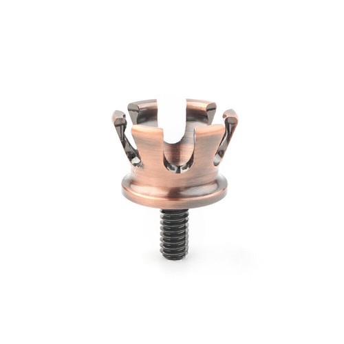 Imperial Crown Style Rear Seat Bolt Tab Screw Mount fit Harley 1996 - up Bronze - Picture 2 of 6