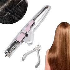 6D Extension Machine Natural Human Hair Connector Kit Last Up To 6 Months