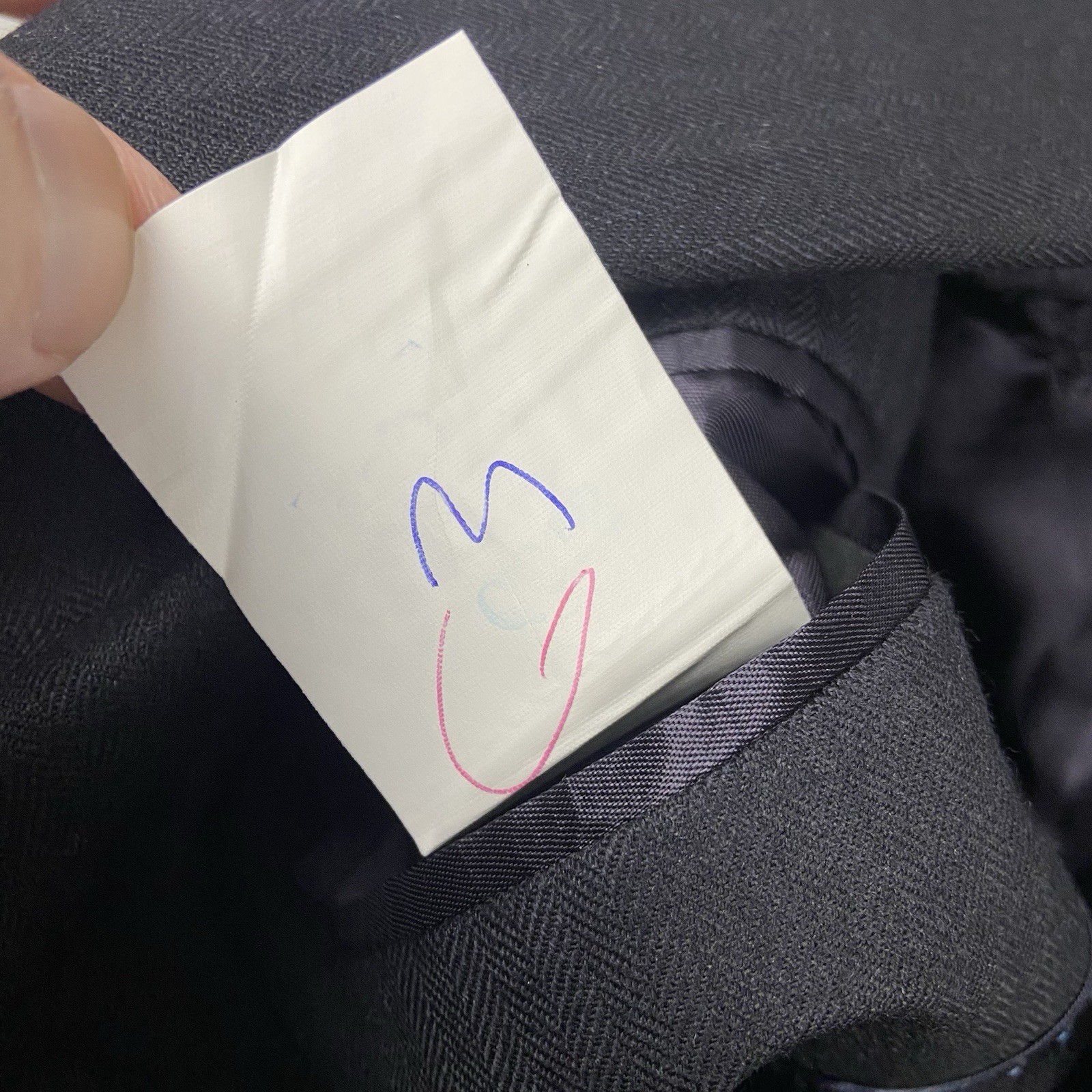 NWT Brooks Brothers 346 Wool Stretch Suit Navy/Black 48R Jacket 40x29 Pants thumbnail 9