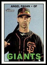 Angel Pagan 2016 Topps Heritage #568 San Francisco Giants 25396 Baseball Card