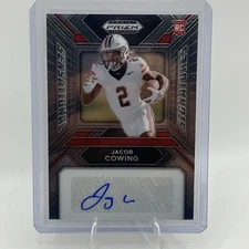 Jacob Cowing 2024 Prizm Draft Prizm Sensational Signatures Arizona Wildcats