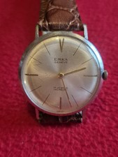 Vintage EMKA Geneve Mens Watch Manual Wind Working Order.