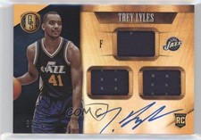 2015-16 Panini Gold Standard Rookie Jersey Triple 88/99 Trey Lyles #286 Auto 1s7