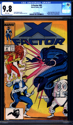 X-FACTOR #40 CGC 9.8 WP - 1st Rob Liefield ART for MARVEL COMICS 1989