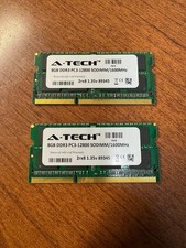 A-Tech 16GB DDR3 SODIMM Laptop RAM 1600MHz 2x8GB