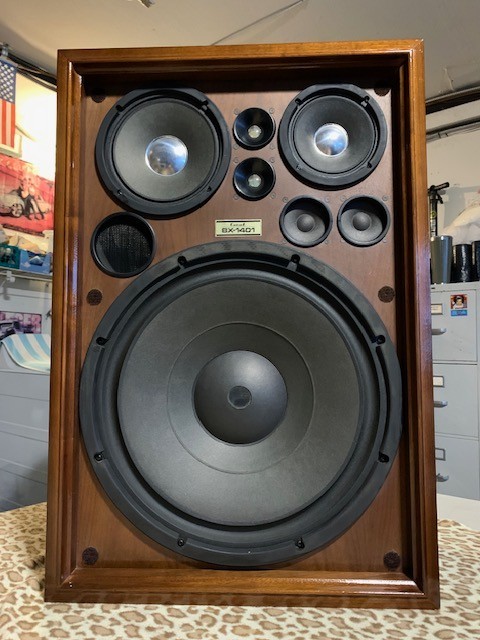 Coral BX-1401 Speaker/Used/Beautiful wood grain | eBay