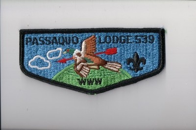 Lodge 539 Passaquo OA flap (AL)