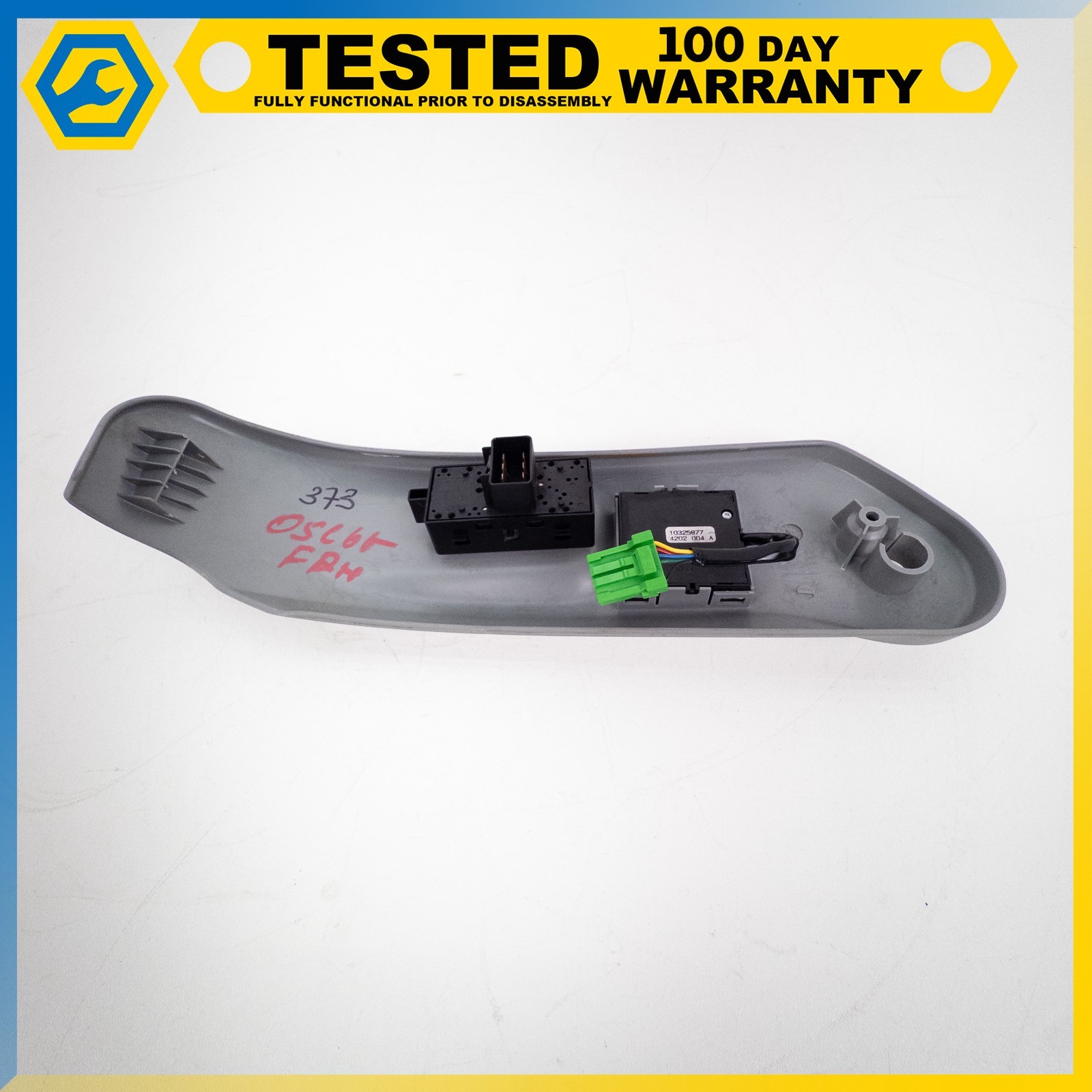 05-13 CHEVROLET CORVETTE C6 FRONT RIGHT SEAT CUSHION PANEL SWITCH ASSEMBLY OEM
