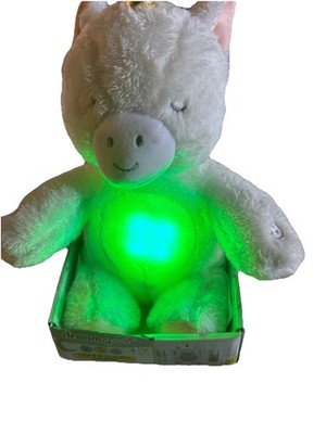 Dream Gro White Plush Unicorn Lighted Lullaby Soother