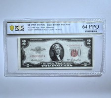  1953 $2 Legal STAR NOTE Fr. 1509* Sign : Priest,Humphrey 64PPQ 