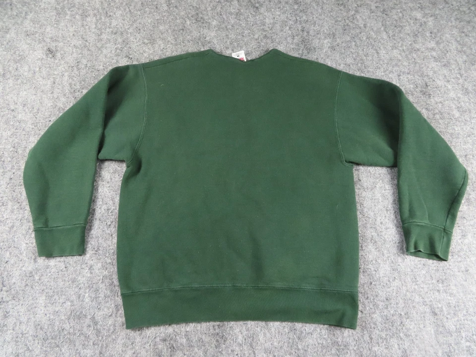 Sudadera De Colección Green Bay Packers Para Hombres Grande Verde Majestuosa NFL Pullover Años 90 Foto 3 de 4