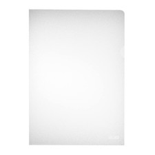 Herlitz A4 Economy Cut Flush Folder 100 Pieces A4 Pack of 100 transparent Si