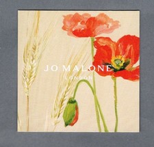 Carte publicitaire  - Poppy & Barley de Jo Malone recto verso  française