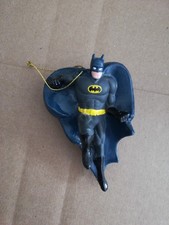 BATMAN Christmas Tree Ornament 4 inches tall Blue and Gray costume