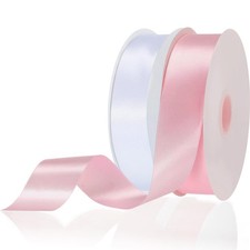 2 Rolls 100 Yards 1 1/2 Inch Satin Ribbon for Gift Wrapping Double Sided Bouq...