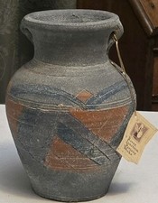 Vintage Handmade Navago Stoneware Pottery Vase/Urn