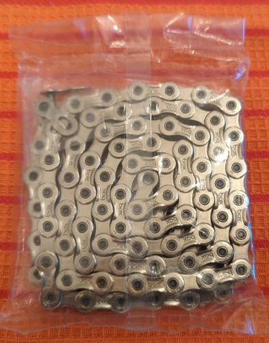 Box Two Prime 9 Chain 3/32" MTB BMX Nickel 9 Speed 144 Links BX-CN2-P9A144-NI - Picture 2 of 2