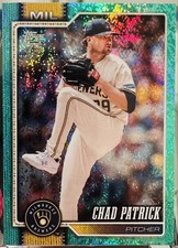 2026 Topps Series 1 - Chad Patrick #217 Aqua Holo Foil
