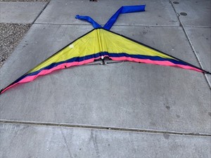Vtg Top Of The Line Stunt Kite Hawaiian Spin Off Carbon Spars Collectors As Is