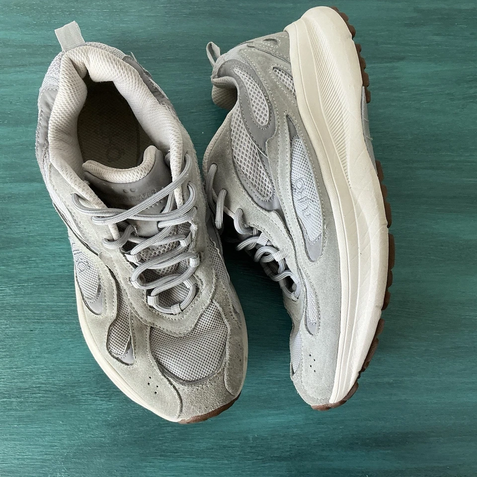 Zapato para caminar Ryka Trailblazer para mujer talla 9 cuero gris cómodo versátil Gorpcore Foto 3 de 4