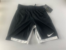 Boys Nike Dri-Fit Shorts Size 7 L Black Sports School Summer Active New Bottoms