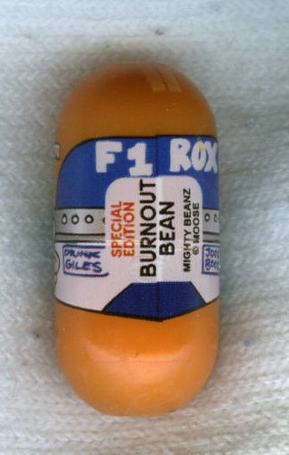 BURNOUTBOHNE SELTEN VINTAGE AUSVERKAUFT SONDERLIMITIERTE EDITION MIGHTY ELCH BEANZ - Bild 2 von 2