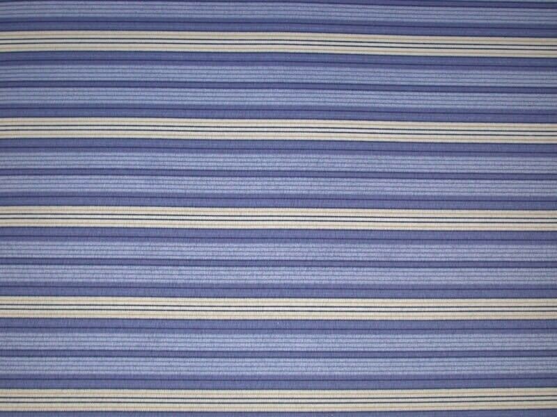 Outdoor Patio Chair Pads ~ Stadium Blue Stripe ~ 23 x 22 x 2.5 **NEW**