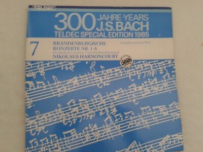 LPs 300 Jahre J.S. Bach,  1985, Vol. 7, Brandenburgische Konzerte    B5