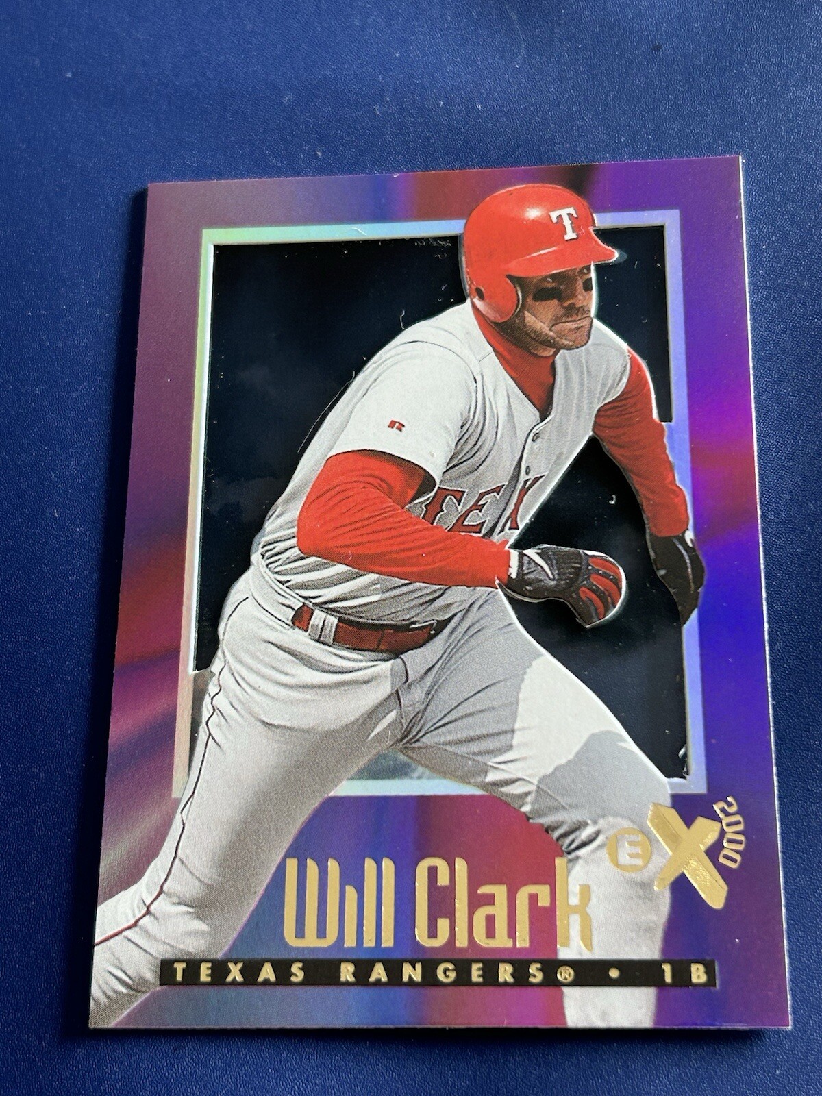 1997 SkyBox E-X2000 #45 Will Clark Texas Rangers