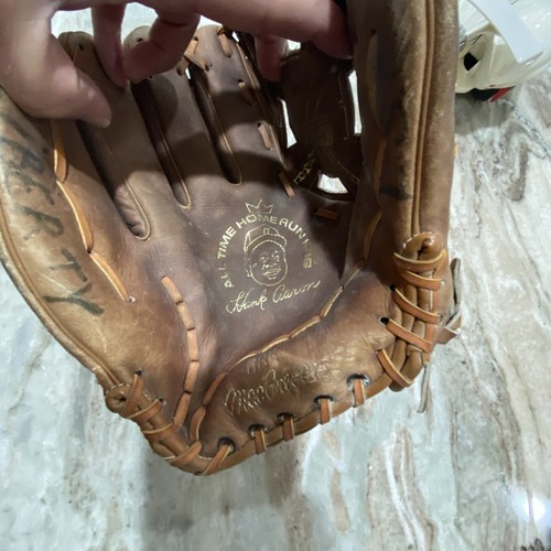 MacGregor Hank Aaron 715P Baseball Glove Mitt Left Hand Throw Vintage