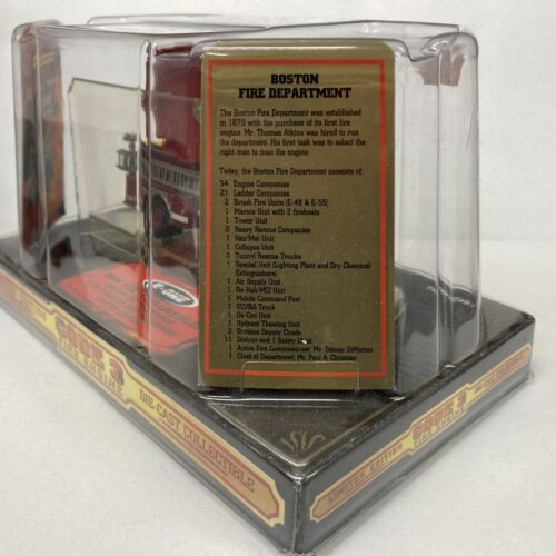 Code 3 Collectible #12340 — E-ONE Cyclone II Pumper #24 (Boston), 1/64 Model - Picture 4 of 4